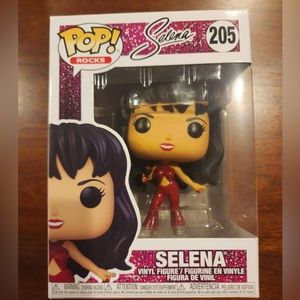 Selena Quintanilla funko pop figure with protective case!
